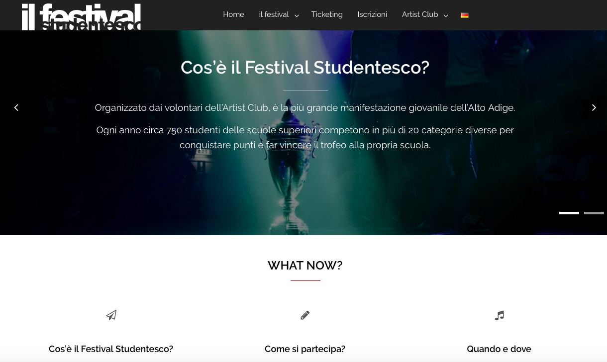  Nuovo sito e nuovo regolamento, il Festival Studentesco pronto a svelare tutte le novità.