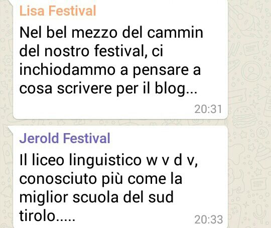  Conversazioni da Festival